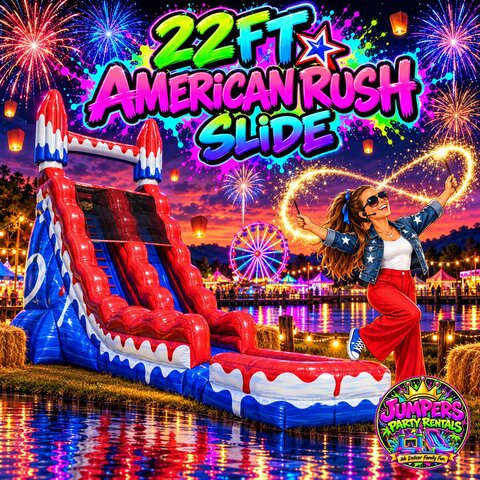 22ft American Rush Slide 22ft American Rush Slide