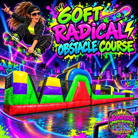 60ft Radical Obstacle Course 60ft Radical Obstacle Course
