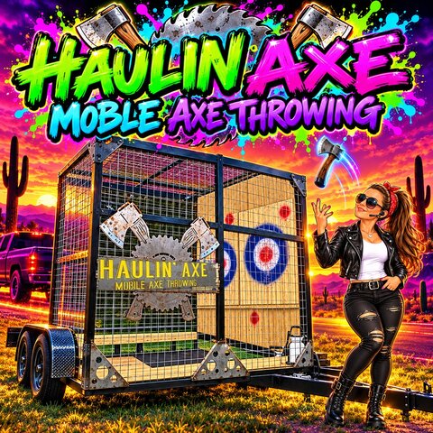 Haulin axe moble axe throwing Haulin axe moble axe throwing