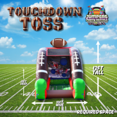 Touchdown Toss Inflatable Football Game