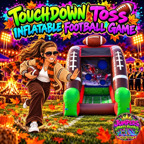 Touchdown Toss Inflatable Football Game Touchdown Toss Inflatable Football Game