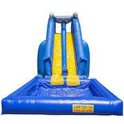 Blue Crush double slide With Pool Wet & Dry
