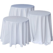 Linen 90' white cocktail table 