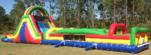 65FT Rainbow Obstacle Course