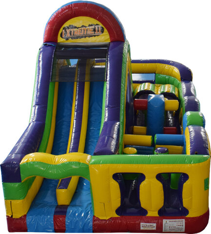 Retro Xtreme Wet Dry Obstacle Course w Pool