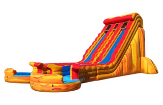 24ft Double Lane Inferno Water Slides