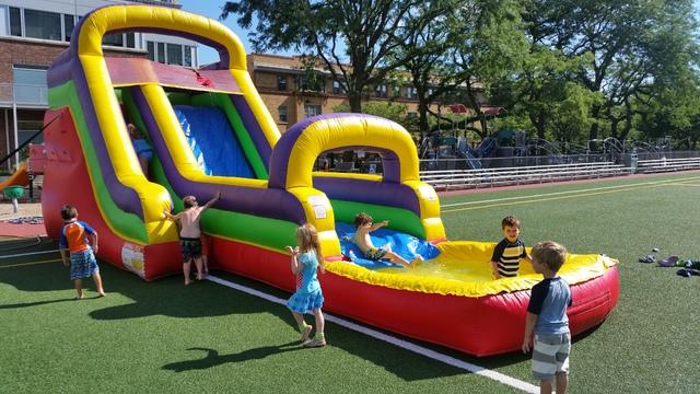 14ft. Rainbow Backyard Water Slide 14ft. Rainbow Backyard Water Slide