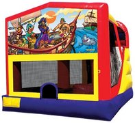 Pirate Bounce House Combo 4n1