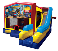 Construction Bounce House Combo 7n1