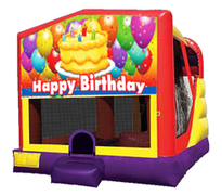 Happy Birthday Banner#2 Bounce House Combo 4n1