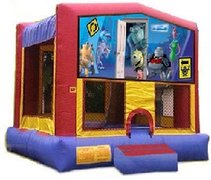 Monsters Inc. Bounce House Combo 4n1