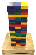 Giant  Rainbow Colored Blocks Game