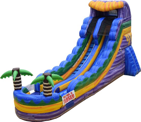 22 ft Purple Oasis Slide 22 ft Purple Oasis Slide