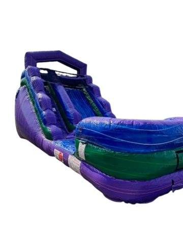 14' Purple and Green Marble Slide 14' Purple and Green Marble Slide