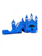 Snow Castle Bouncer with WATER Slide