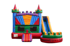 Colorful Castle Combo with Splash Pool