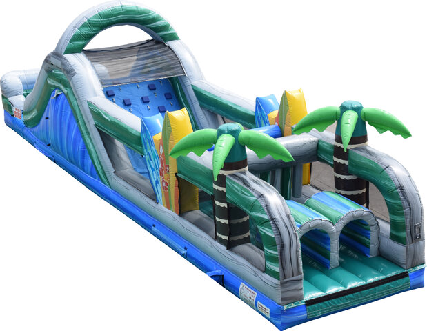 50' Tropical Obstacle Course - Wet or Dry 50' Tropical Obstacle Course - Wet or Dry