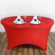 Red Round Square tablecloth Red Round Square tablecloth