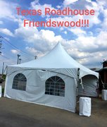 Tent 20 x 20, 20 chairs, three walls, two spot lights, 4 tables 6 foot, 1 Fan (TRH FRIENSWOOD) Tent 20 x 20, 20 chairs, three walls, two spot lights, 4 tables 6 foot, 1 Fan (TRH FRIENSWOOD)