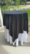 Black Satin overlay Black Satin overlay