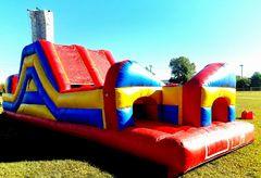 005 Obstacle Course Red & Blue 50 feet long 005 Obstacle Course Red & Blue 50 feet long