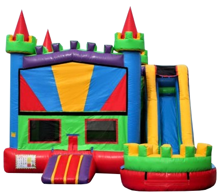 Combo Bounce House and water slide rental Nashville | Jumping Hearts Party Rentals