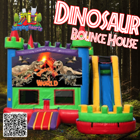 Dinosaur Bounce House for rent in Nashville TN Jumping Hearts Party Rentals