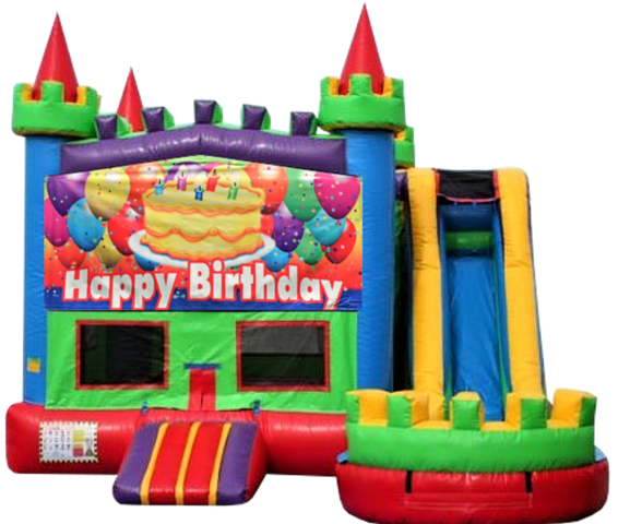 Happy Birthday Bounce House Nashville | Jumping Hearts Party Rentals