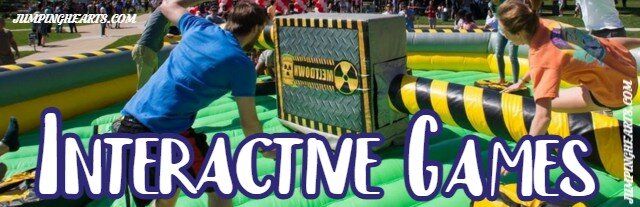 Interactive inflatable game rentals Nashville | Jumping Hearts Party Rentals