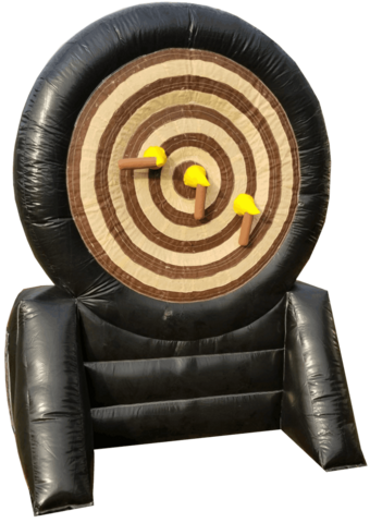 Inflatable Axe throw game game rentals Nashville TN jumping hearts party rentals 615-854-1020