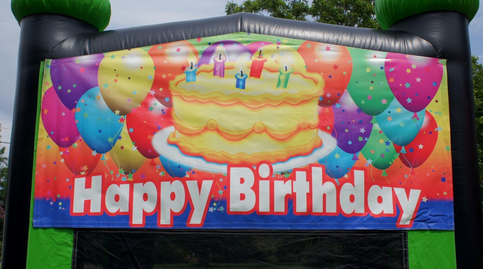Happy Birthday Bouncy Castle Nashville TN Jumping Hearts Party Rentals