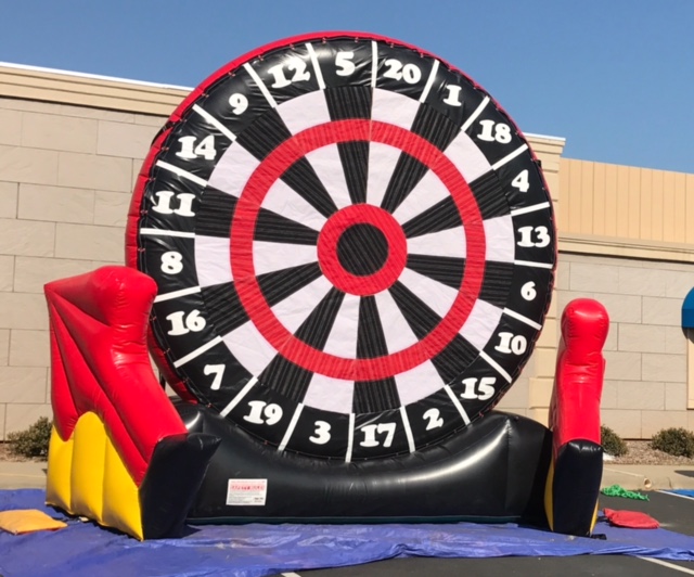 inflatable giant soccer dart game rental Nashville TN