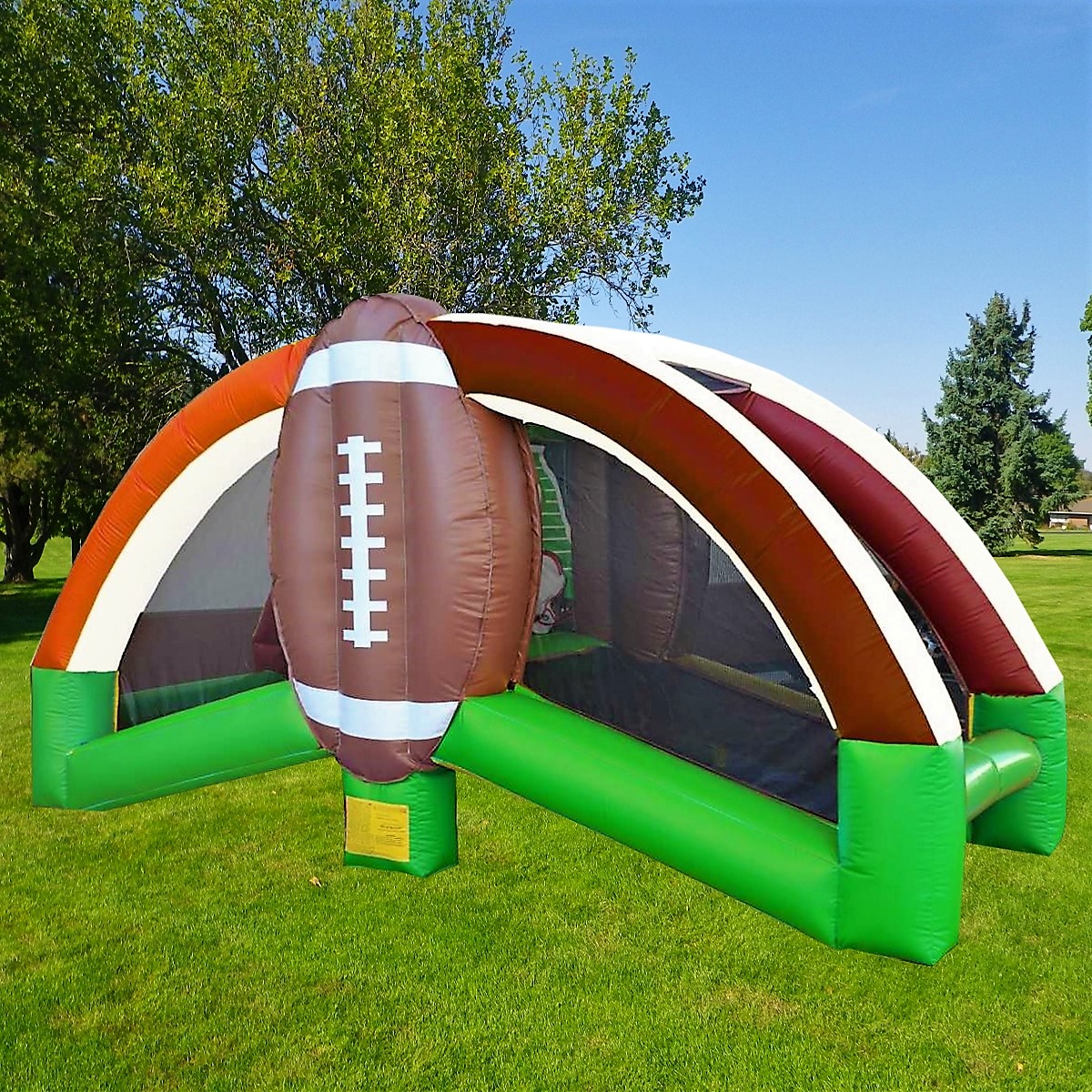 inflatable football game rental Nashville TN jumping hearts party rentals