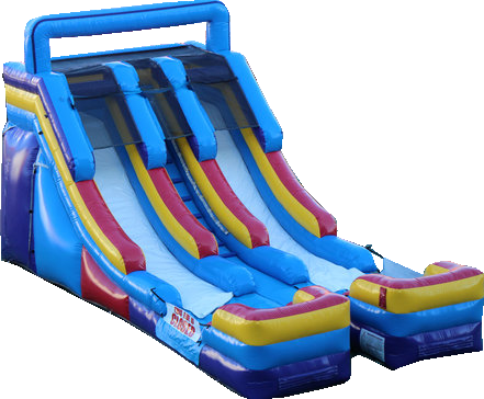 15' Double Splash Inflatable Slide (DRY) 15' Double Splash Inflatable Slide (DRY)