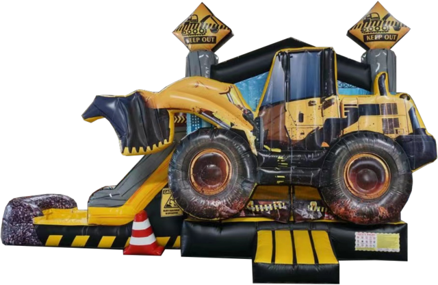 Construction Zone Bounce House Combo Construction Zone Bounce House Combo