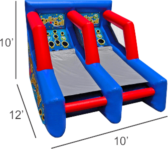 Double Lane Skee Ball Game Double Lane Skee Ball Game