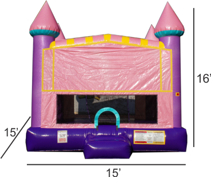 Dazzling bounce house
