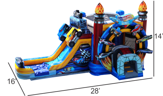 Hot Wheels Garage Bounce House Hot Wheels Garage Bounce House