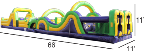 66' Radical Race Obstacle Course