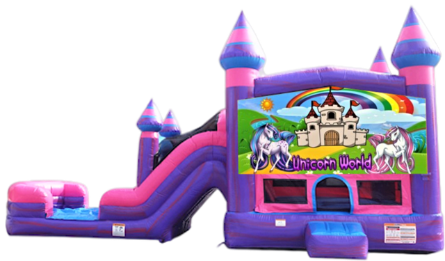 Unicorn Combo Bounce House Unicorn Combo Bounce House