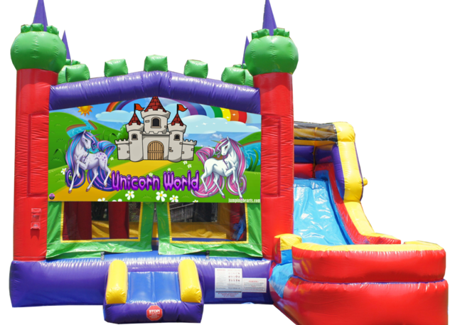 Unicorn Combo Bounce House Unicorn Combo Bounce House