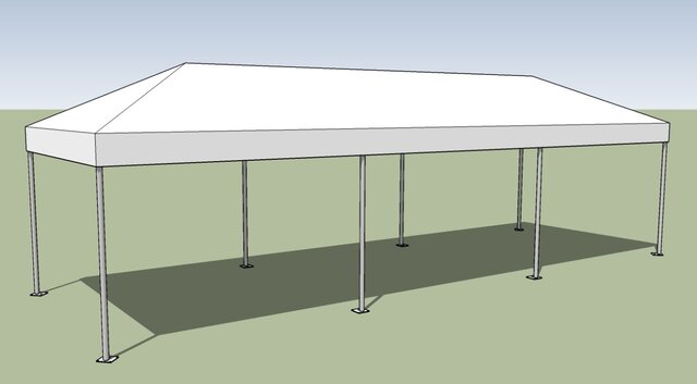 10'x30' Frame Tent 10'x30' Frame Tent