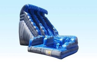 18' Curved Dual Lane Waterslide 18' Curved Dual Lane Waterslide