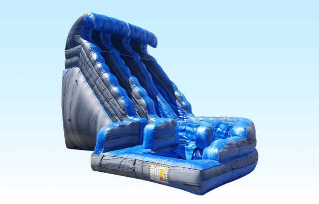 18' Dual Lane Curvy Waterslide 18' Dual Lane Curvy Waterslide