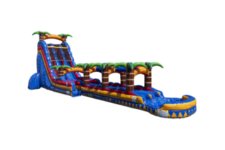 Tropical Inferno Dual Lane Slip n Slide