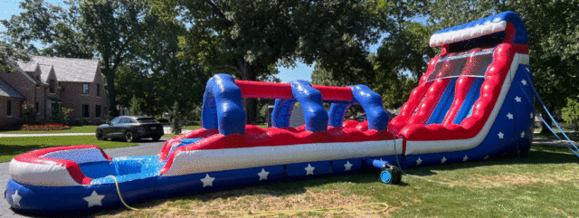 22' Stars n Stripes Waterslide + Slip n Slide 22' Stars n Stripes Waterslide + Slip n Slide