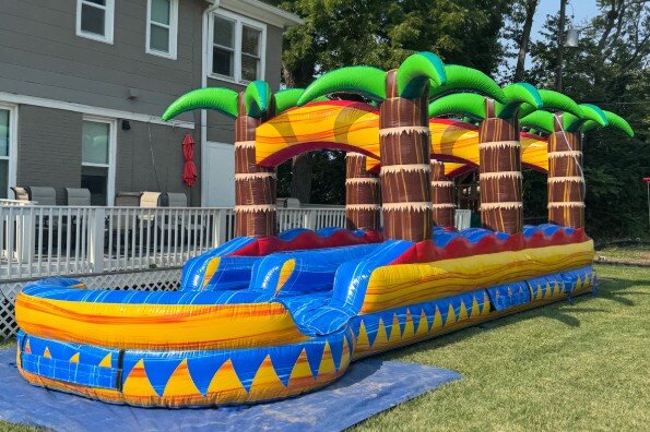 Tropical Inferno Dual Lane Slip n Slide Tropical Inferno Dual Lane Slip n Slide