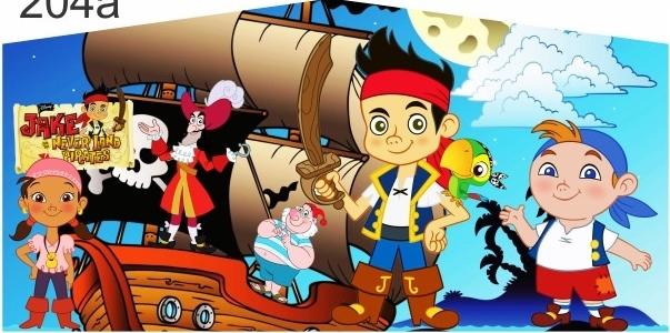 JAKE THE PIRATE BANNER 13X13