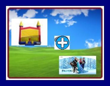 13 X 13 BOUNCE WITH FROZEN THEME 13 X 13 BOUNCE WITH FROZEN THEME