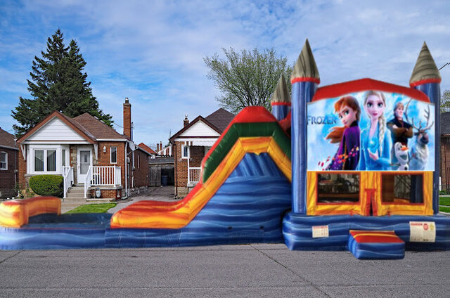 CUSTOM THEME MARBLE WATER COMBO WITH POOL-FROZEN CUSTOM THEME MARBLE WATER COMBO WITH POOL-FROZEN